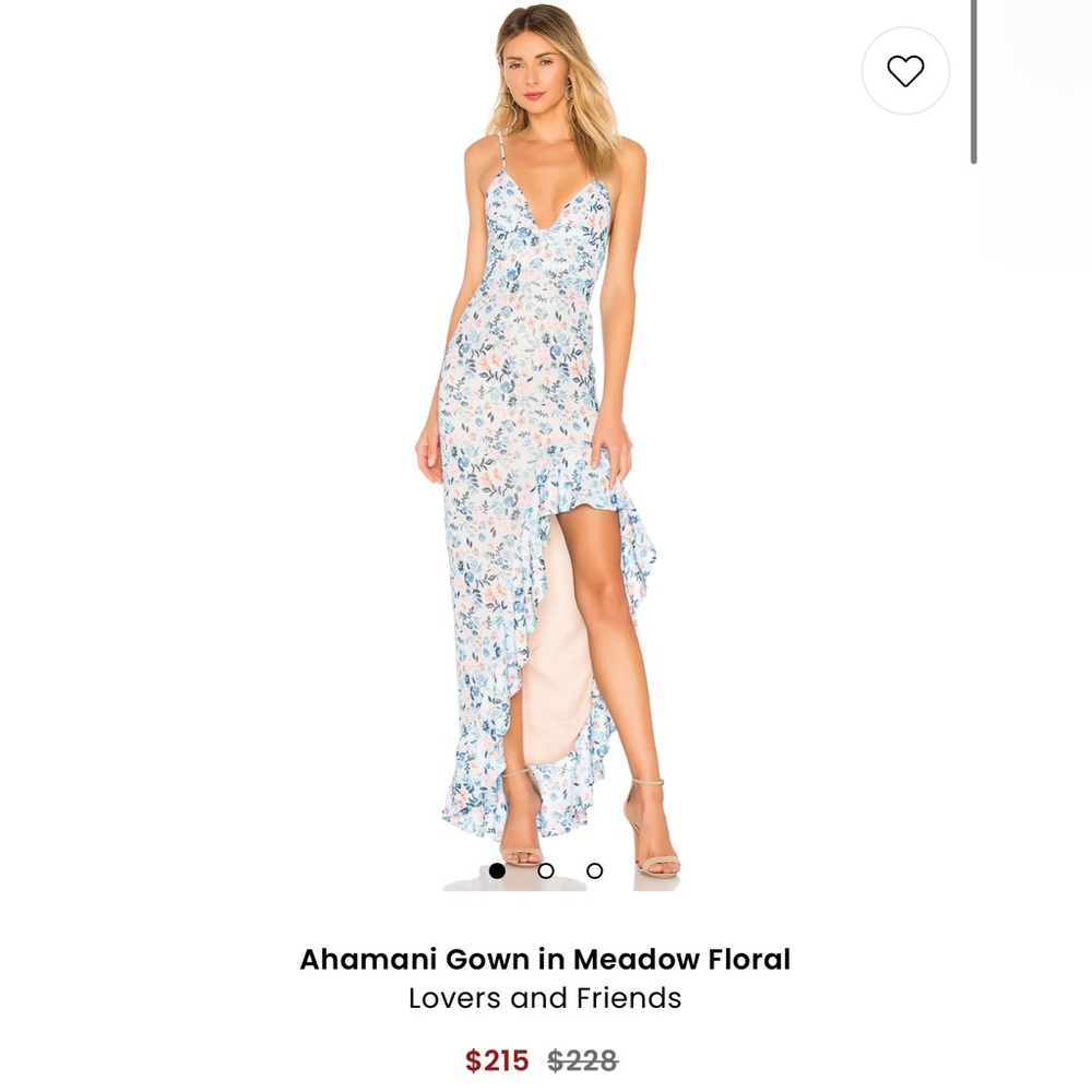 NWT Ahamani Gown in Meadow Floral